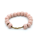 Blush Ceramic Slide Bracelet