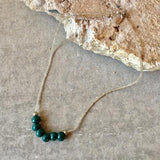 Christmas Tree Green Necklace