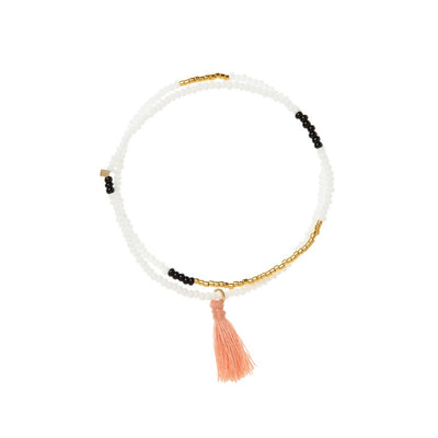 Endito Elastic Tassel Wrap Bracelet