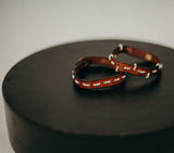 Simple Beaded Leather Bracelet