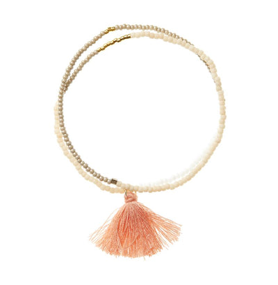 Endito Elastic Tassel Wrap Bracelet