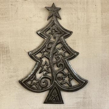 Whimsical Tree Metal Sign