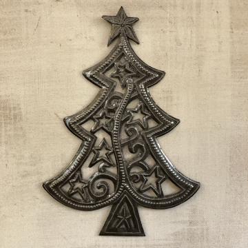 Whimsical Tree Metal Sign