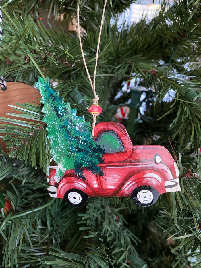 Classic Red Truck Ornament