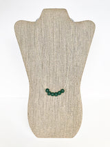 Christmas Tree Green Necklace