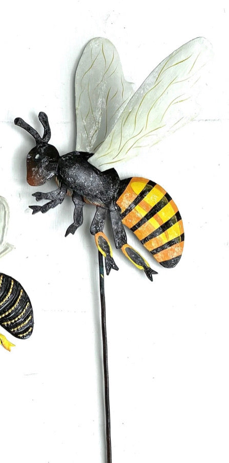 Honey Bee Garden Stake