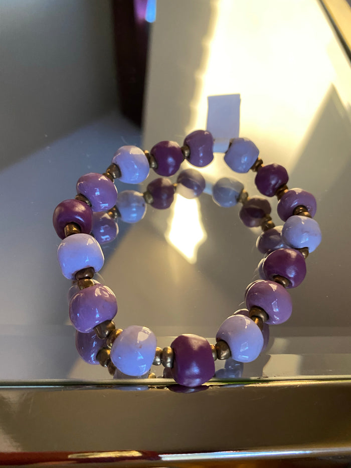 Purple Ceramic Bracelet
