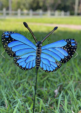 Painted Butterfly Garden Stake