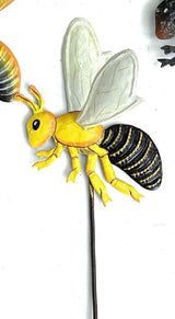 Honey Bee Garden Stake