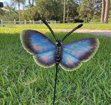 Painted Butterfly Garden Stake