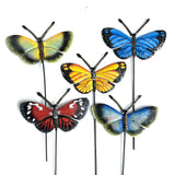 Painted Butterfly Garden Stake
