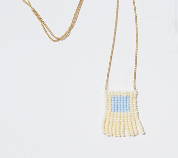 Ti Drapo Necklace- Blue