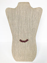Burgundy Necklace