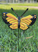 Painted Butterfly Garden Stake