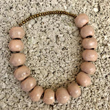 Blush Ceramic Slide Bracelet