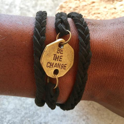 Be the Change Wrap Bracelet