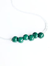 Christmas Tree Green Necklace
